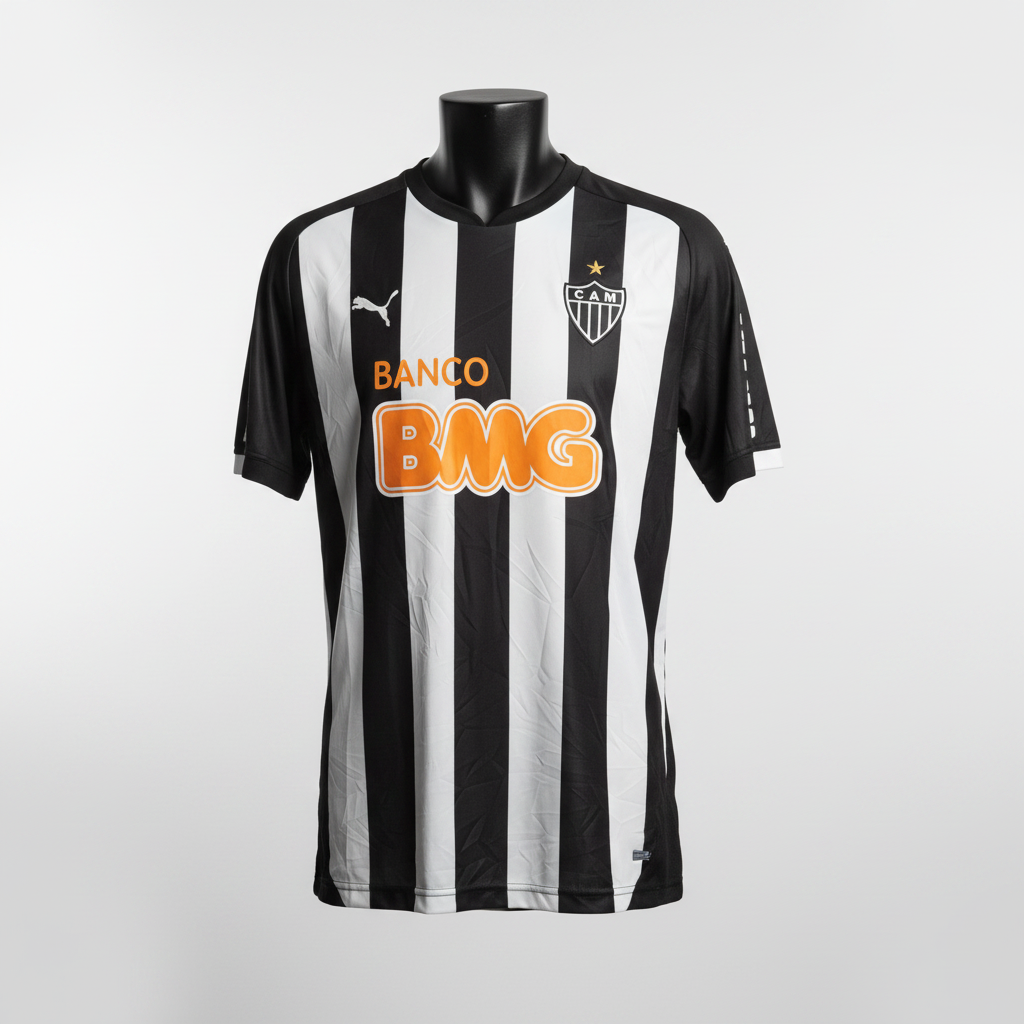 2014-2015 Atletico Mineiro Ronaldinho HOME Kit Soccer Jersey Football Shirt Puma 3XL Authentic