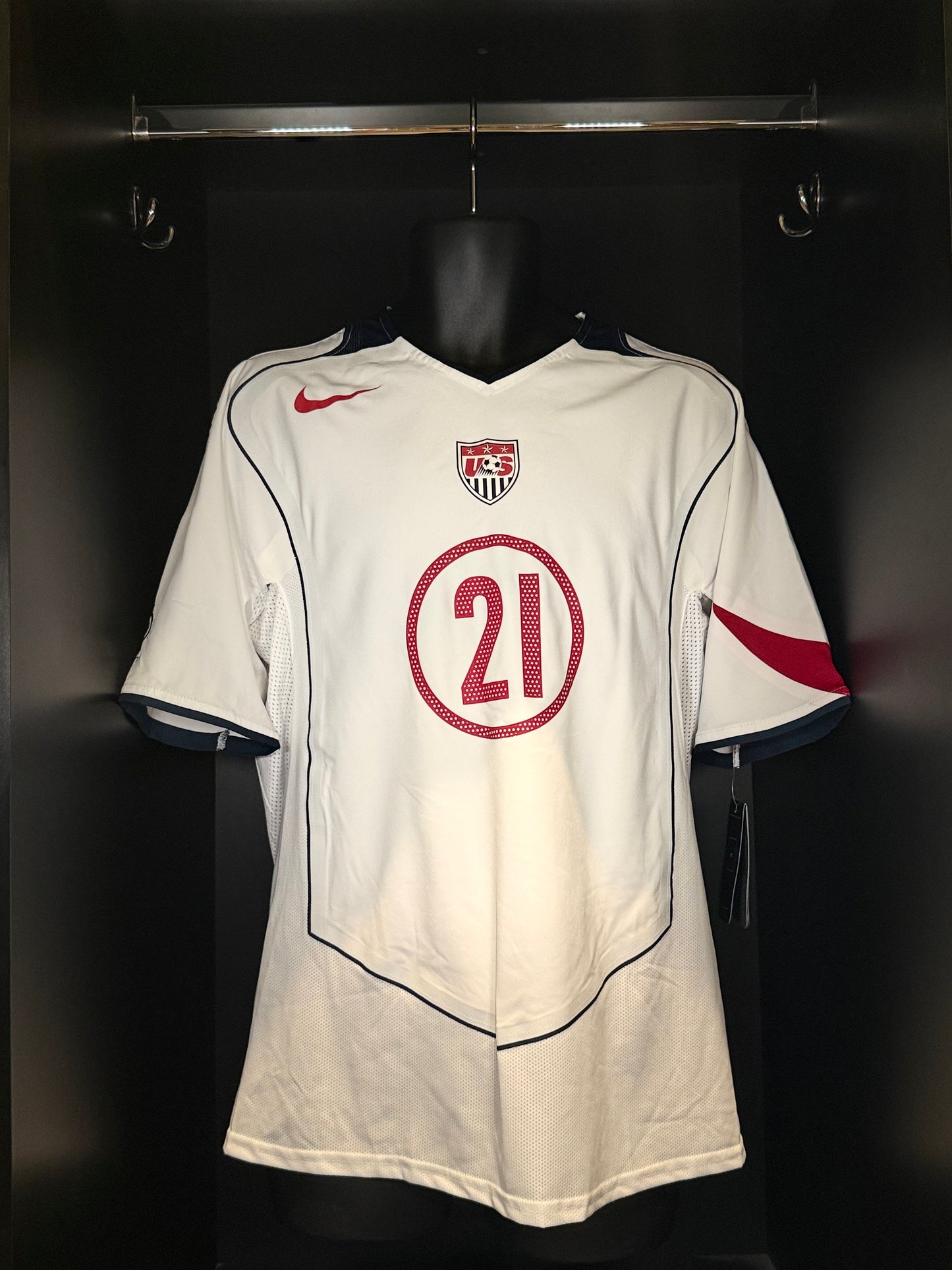 2004-2005 United States (USA) Mapp HOME Kit Soccer Jersey Football Shirt Nike Large Authentic