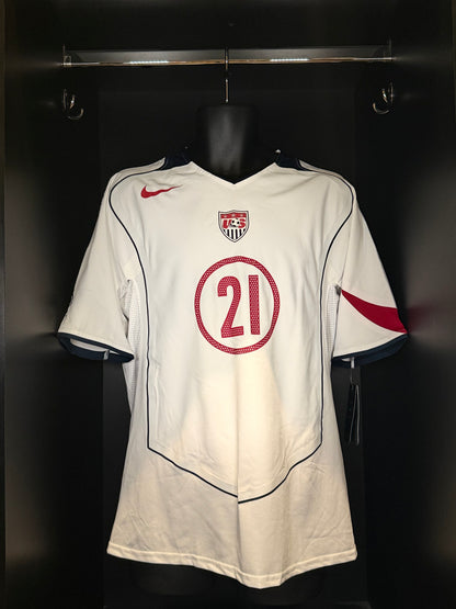 2004-2005 United States (USA) Mapp HOME Kit Soccer Jersey Football Shirt Nike Large Authentic