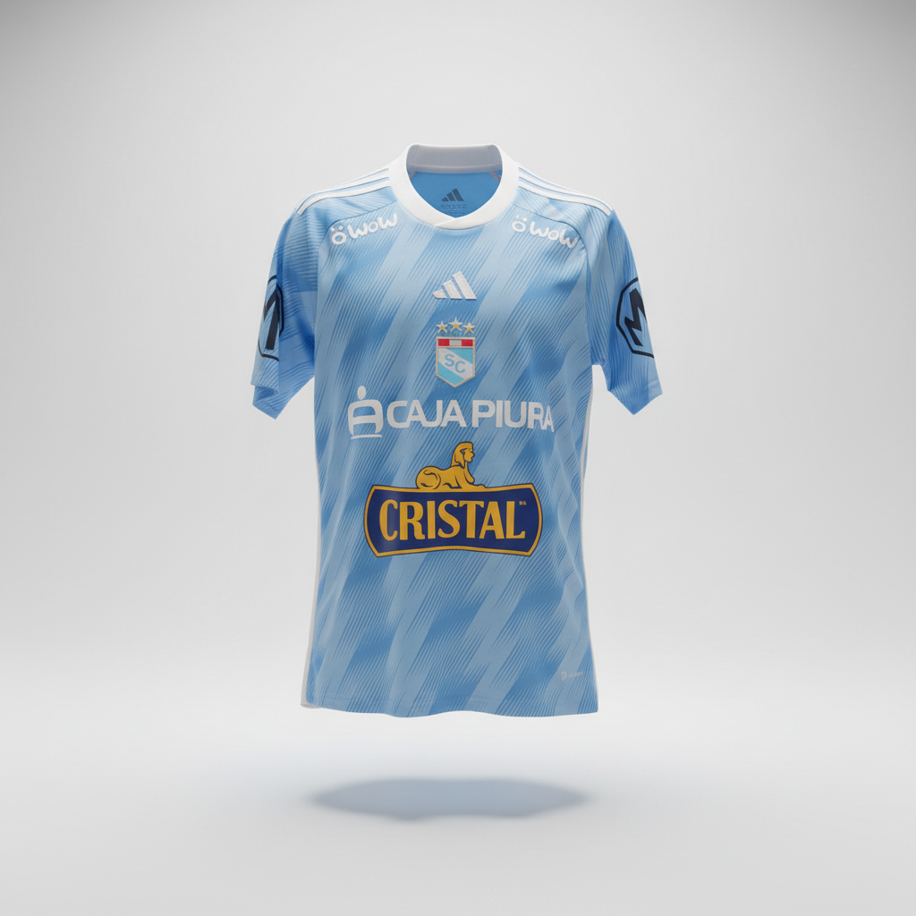 2023-2024 Sporting Cristal Alfaro HOME Kit Soccer Jersey Football Shirt adidas Small Authentic