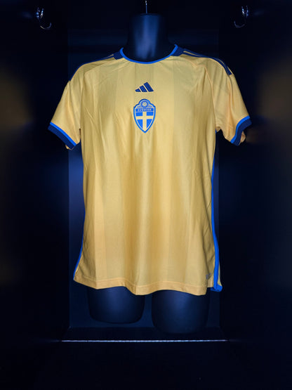 2022-2023 Sweden HOME Kit Soccer Jersey Shirt adidas Medium Authentic