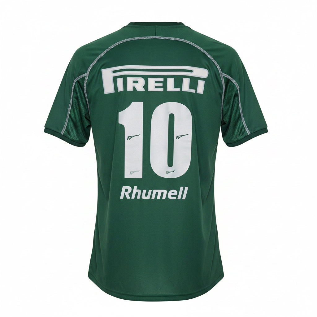 2002-2003 Palmeiras HOME Kit Soccer Jersey Shirt Rhumell Small Authentic