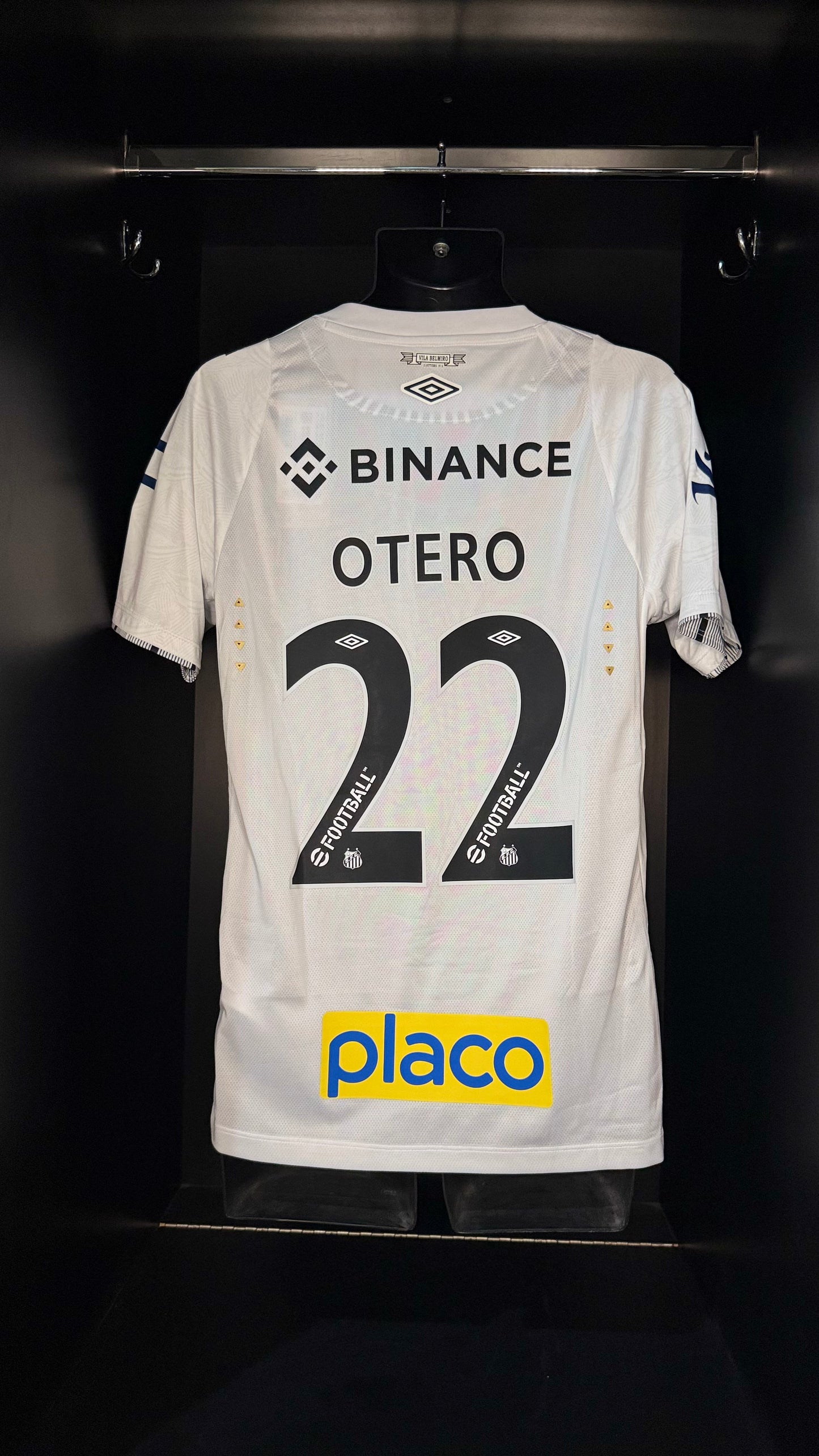 2024-2025 Santos Otero HOME Kit Soccer Jersey Football Shirt Umbro Medium Authentic