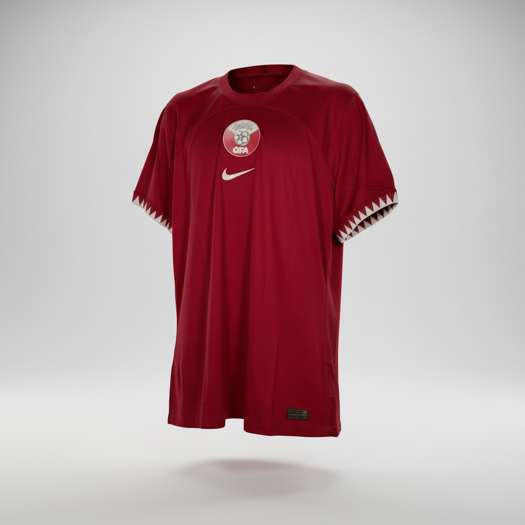 2022-2023 Qatar HOME Kit Soccer Jersey Shirt Nike XL Authentic – Kit ...
