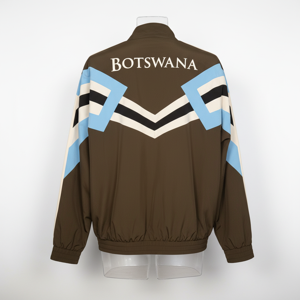 2024-2025 Botswana Olympic Team JACKET Soccer Diadora Small Authentic