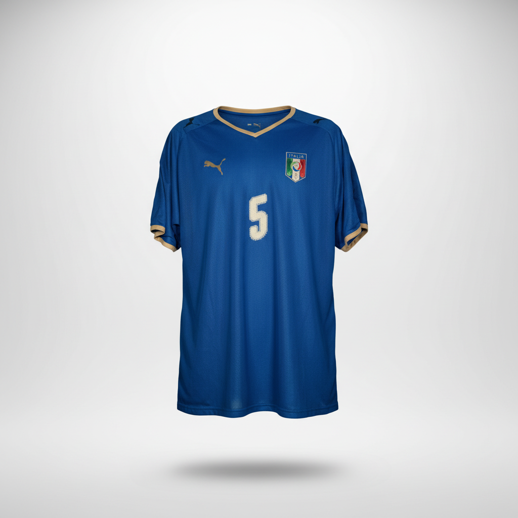 2008-2009 Italy Cannavaro HOME Kit Soccer Jersey Shirt Puma XL Authentic