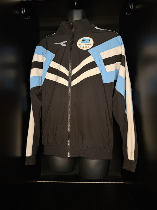 2024-2025 Botswana Olympic Team JACKET Soccer Diadora Small Authentic