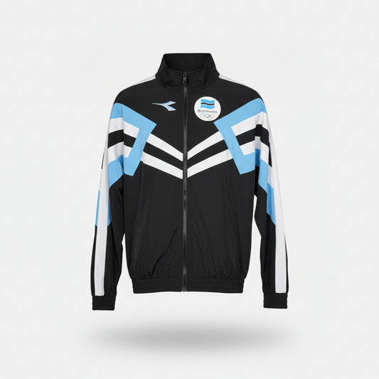 2024-2025 Botswana Olympic Team JACKET Soccer Diadora Small Authentic