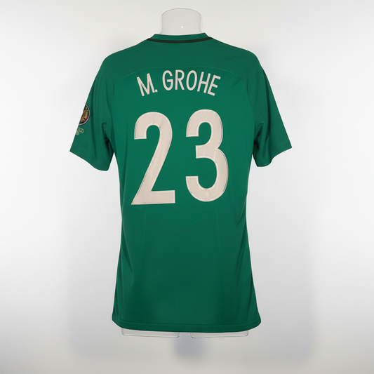 2016-2017 Brazil (CBF) M. Grohe GK Kit Soccer Jersey Shirt Nike Large Authentic