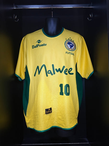 2003-2004 Brazil (Futsal) HOME Kit - Soccer Jersey Football Shirt Dal Ponte Large Authentic