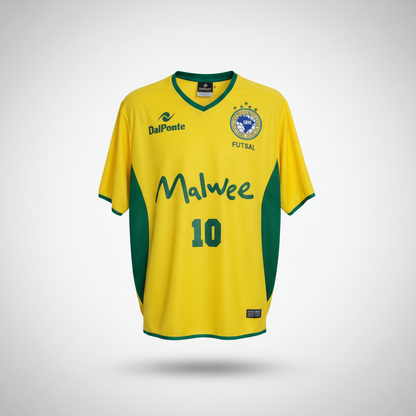 2003-2004 Brazil (Futsal) HOME Kit - Soccer Jersey Football Shirt Dal Ponte Large Authentic