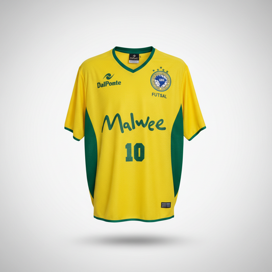 2003-2004 Brazil (Futsal) HOME Kit - Soccer Jersey Football Shirt Dal Ponte Large Authentic