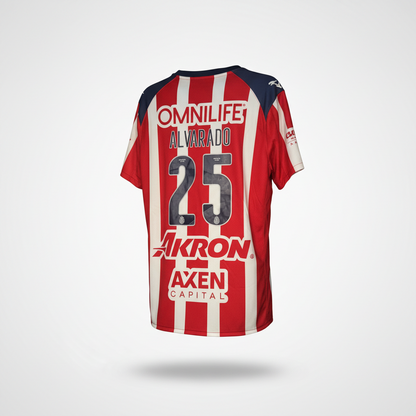 2025-2026 Chivas Guadalajara Alvarado HOME Kit Soccer Jersey Football Shirt Puma Large Authentic