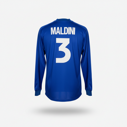 1999-2000 Italy Maldini HOME Kit Soccer Jersey Shirt Kappa XL Authentic