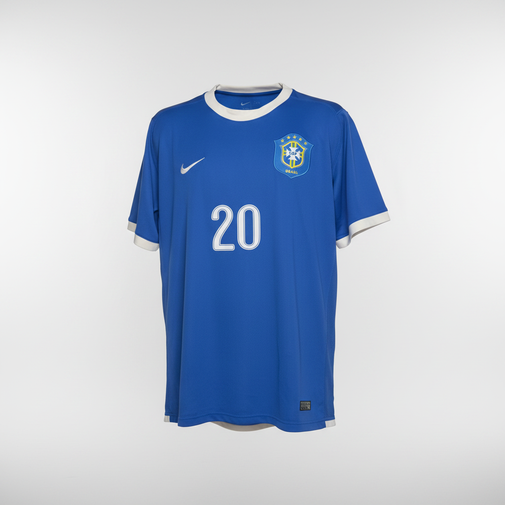 2006-2007 Brazil Anderson AWAY Kit - Soccer Jersey Football Shirt Nike XL Authentic