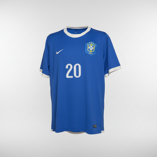 2006-2007 Brazil Anderson AWAY Kit - Soccer Jersey Football Shirt Nike XL Authentic