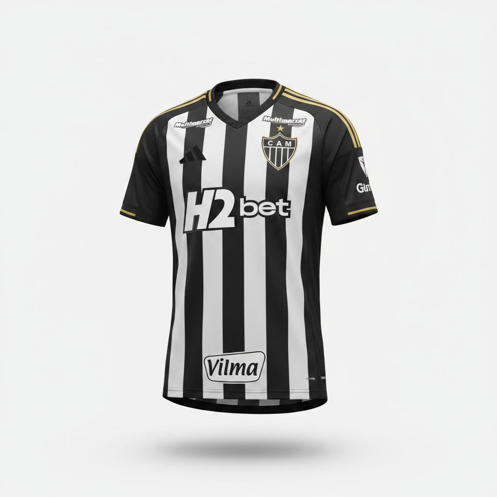 2025-2026 Atletico Mineiro Hulk HOME Kit Soccer Jersey Football Shirt adidas Large Authentic