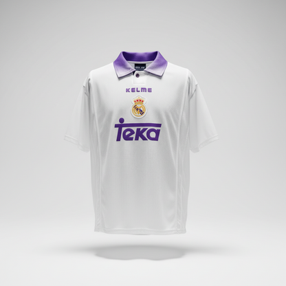1997-1998 Real Madrid Roberto Carlos HOME Kit Soccer Jersey Football Shirt Kelme Large Authentic