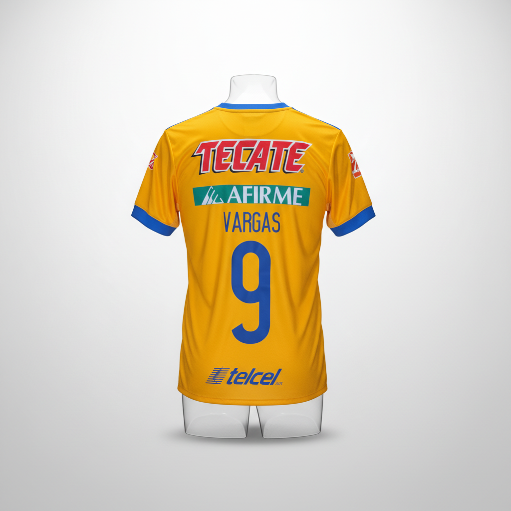 Tigres UANL Vargas #9 - adidas - 2017/2018 - HOME Kit