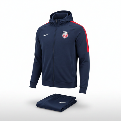 2024-2025 United States (USA) Staff TRACKSUIT Soccer Nike Large Authentic