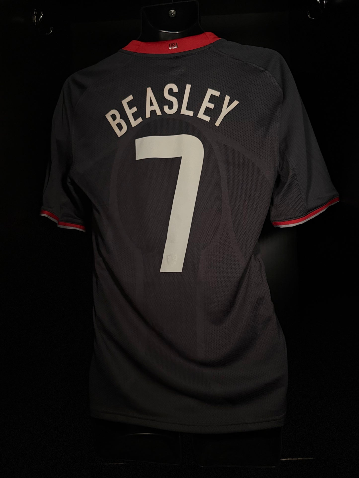2008-2009 United States (USA) Beasley AWAY Kit Soccer Jersey Shirt Nike Medium Authentic