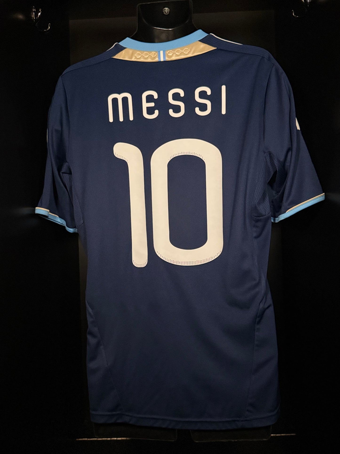 2011-2013 Argentina Messi AWAY Kit Soccer Jersey Shirt adidas Medium Authentic