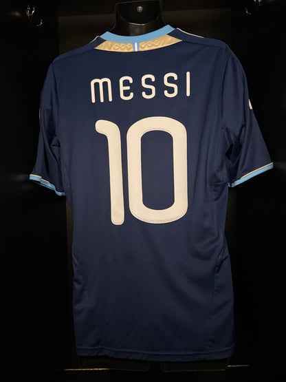 2011-2013 Argentina Messi AWAY Kit Soccer Jersey Shirt adidas Medium Authentic