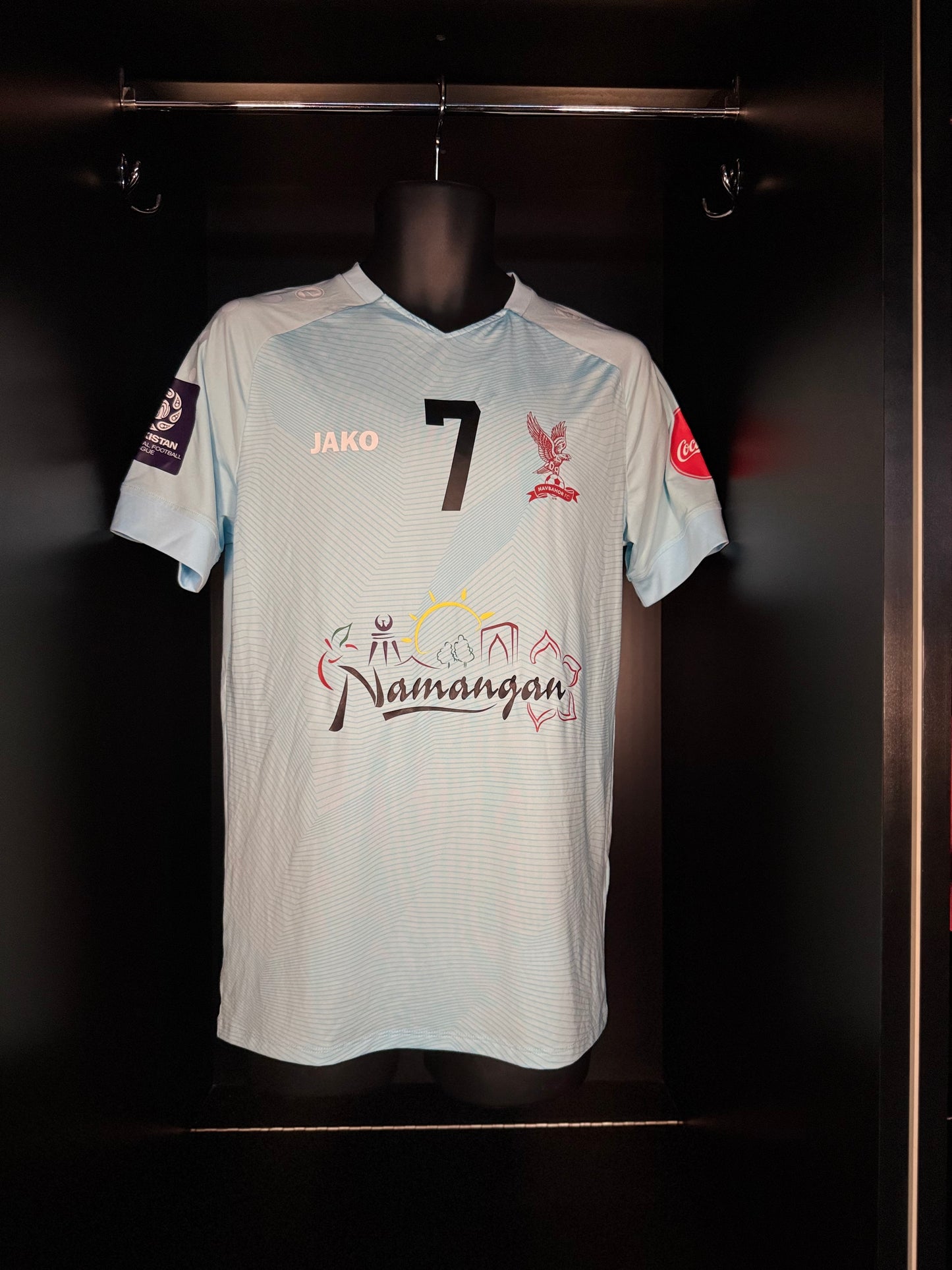 PFC Navbahor Namangan (Uzbekistan) Axmedov #7 - Jako - 2021/2022 - THIRD Kit