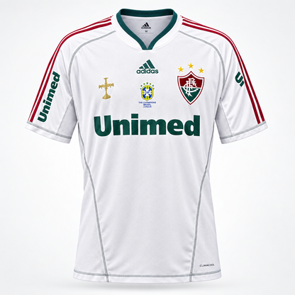 2010-2011 Fluminense AWAY Kit Soccer Jersey Football Shirt adidas Large Authentic