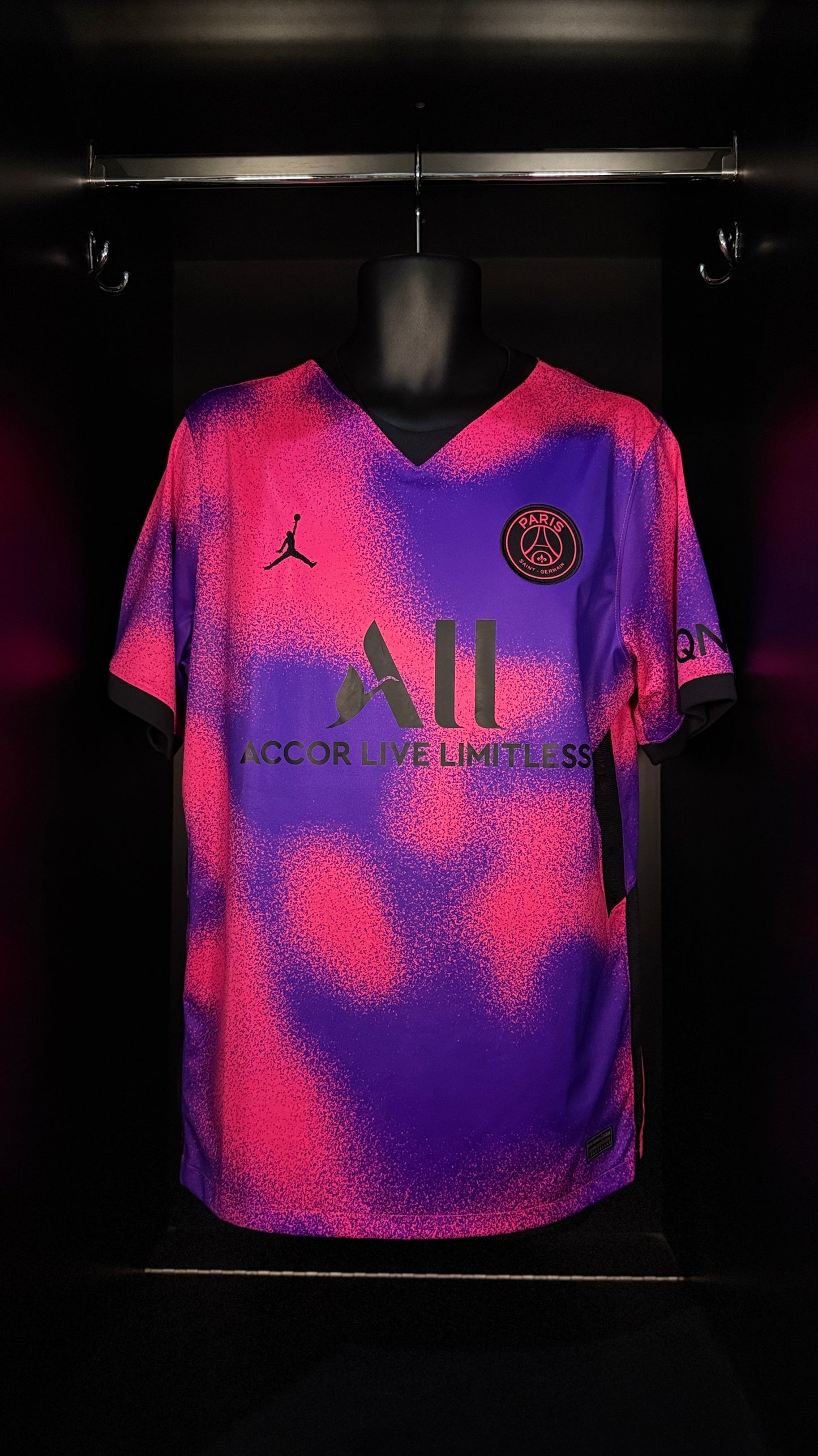 2020-2021 PSG Di Maria FOURTH Kit Soccer Jersey Football Shirt Air Jordan Large Authentic