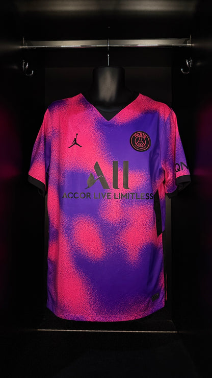 2020-2021 PSG Di Maria FOURTH Kit Soccer Jersey Football Shirt Air Jordan Large Authentic
