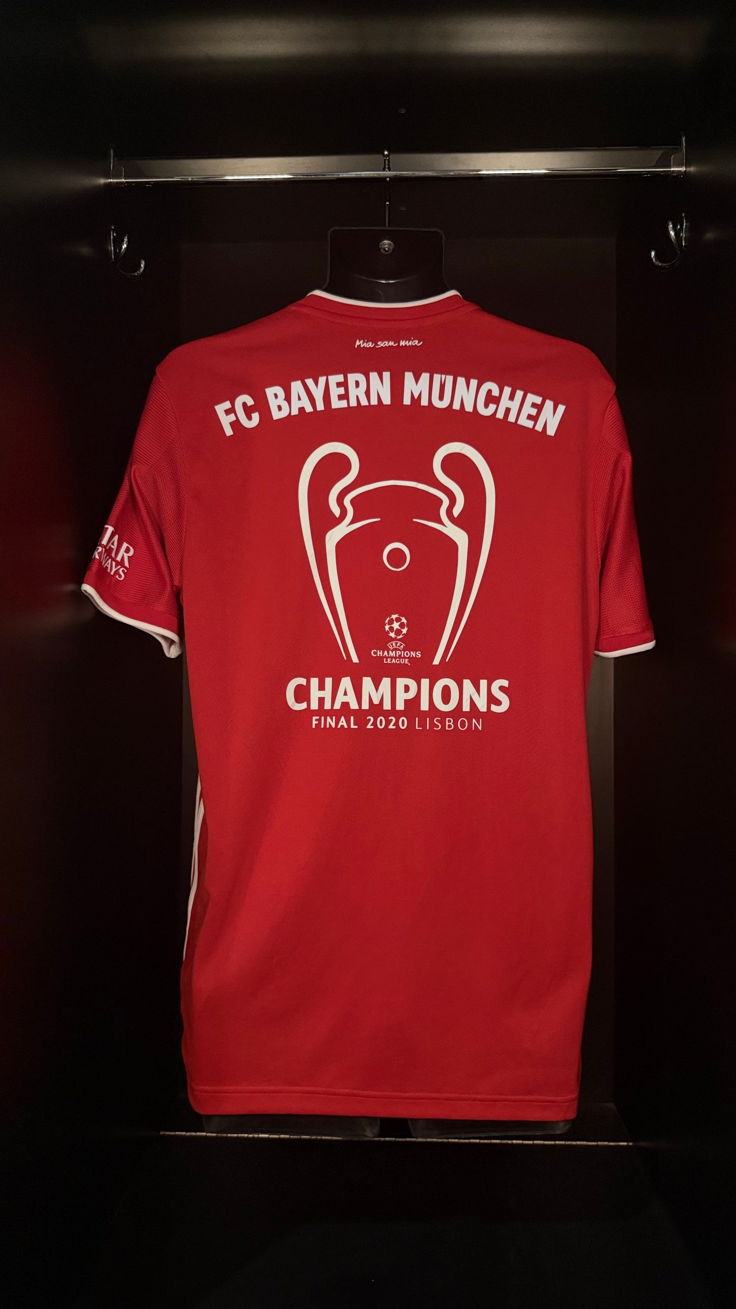 2020-2021 Bayern München "UCL Champion Celebration" HOME Kit Soccer Jersey Football Shirt adidas Large Authentic