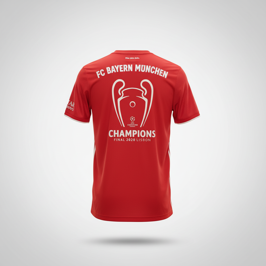 2020-2021 Bayern München "UCL Champion Celebration" HOME Kit Soccer Jersey Football Shirt adidas Large Authentic
