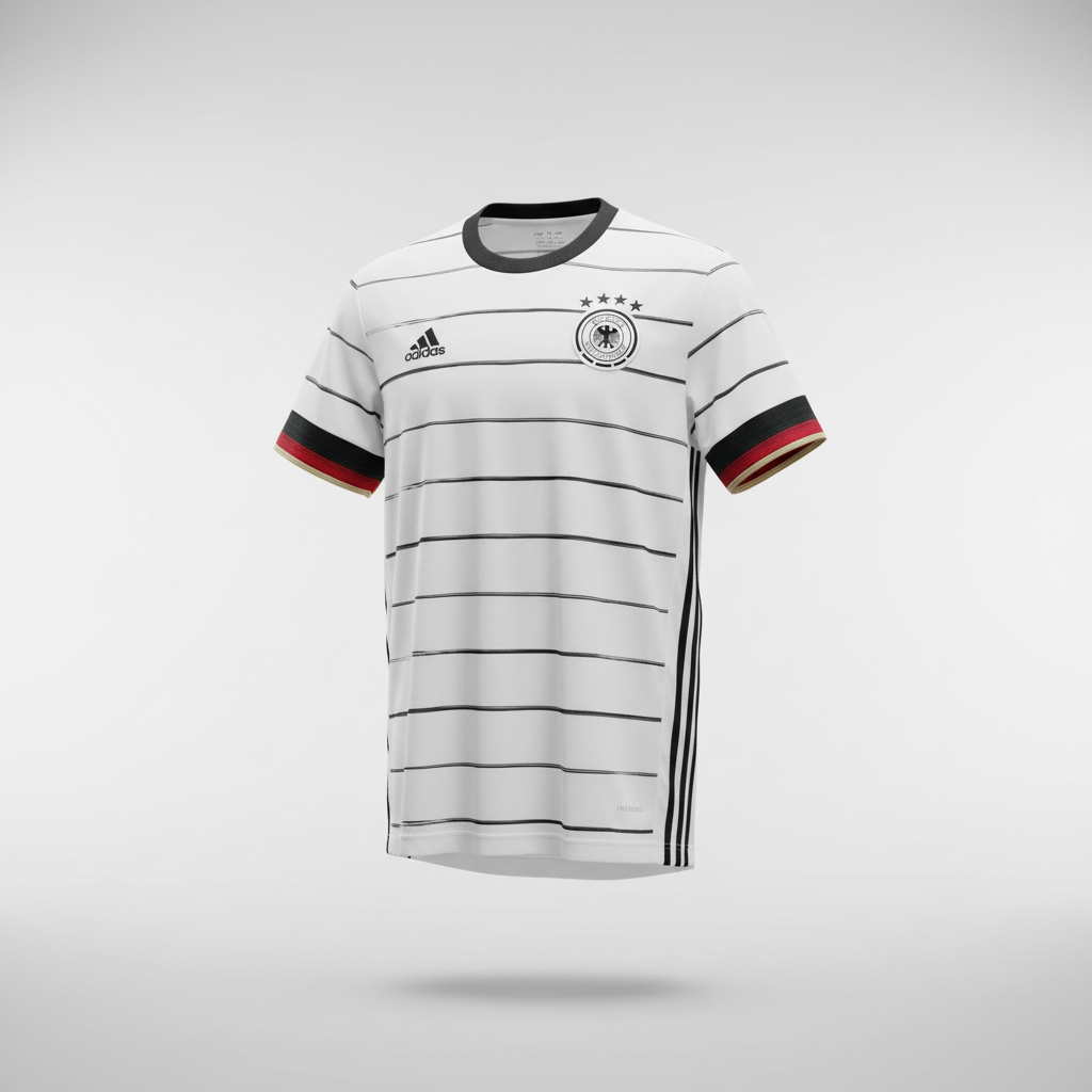 2020-2021 Germany Bastian HOME Kit Soccer Jersey Shirt adidas Large Authentic