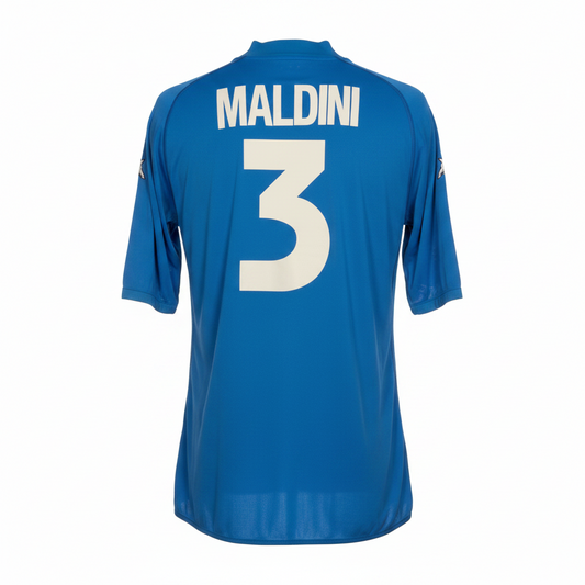 2000-2002 Italy Maldini HOME Kit Soccer Jersey Shirt Kappa XL Authentic