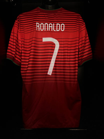 2014-2015 Portugal Ronaldo HOME Kit Soccer Jersey Shirt Nike XL Authentic