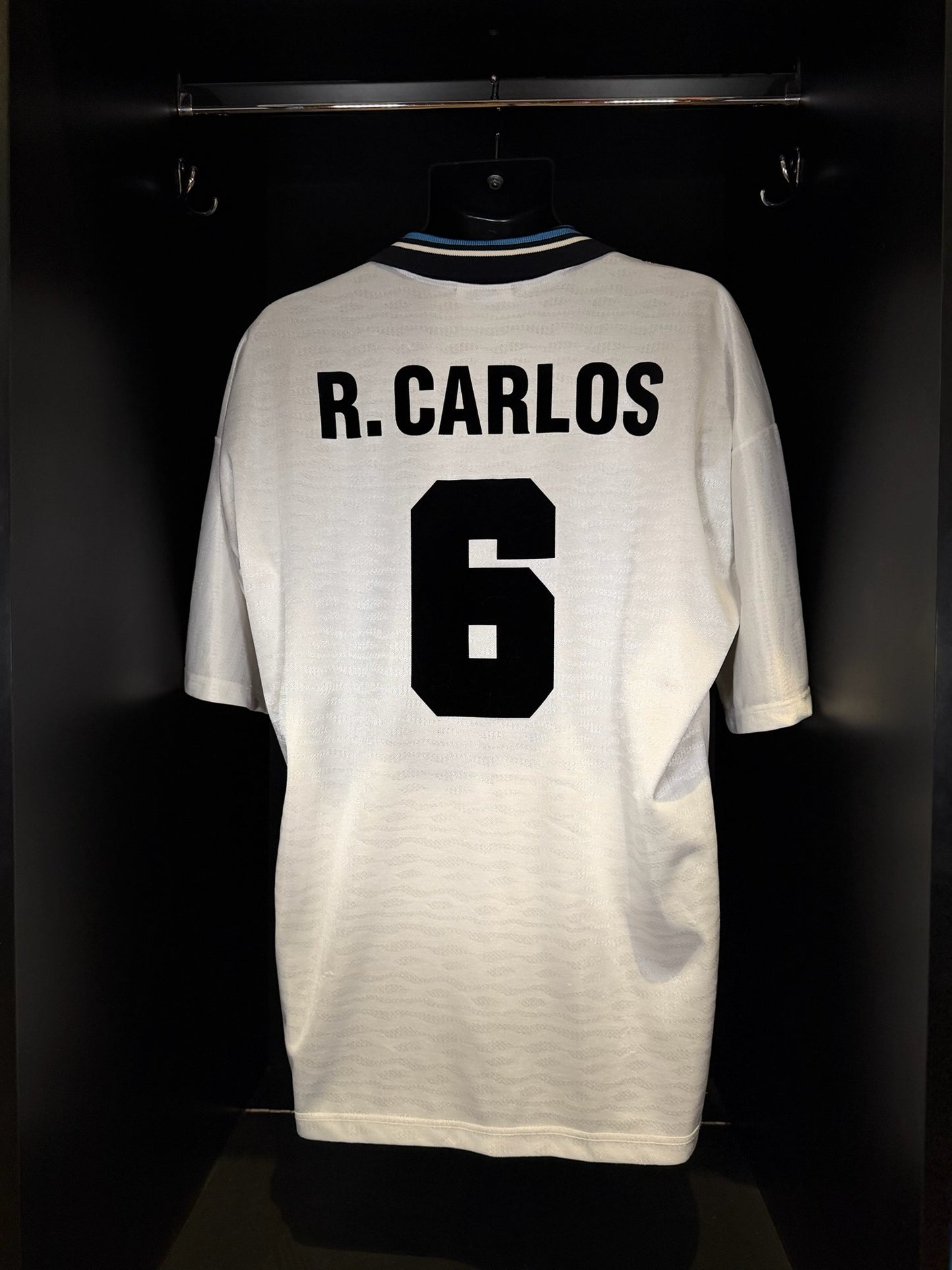 1995-1996 Inter Milan R. Carlos AWAY Kit Soccer Jersey Football Shirt Umbro Large Authentic