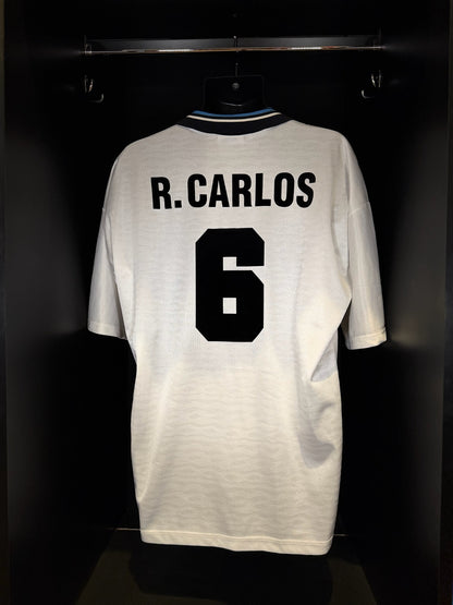 1995-1996 Inter Milan R. Carlos AWAY Kit Soccer Jersey Football Shirt Umbro Large Authentic
