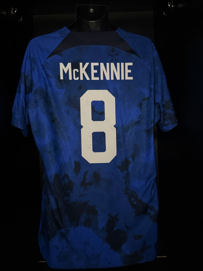 2022-2023 United States (USA) McKennie AWAY Kit Soccer Jersey Shirt Nike XL Authentic