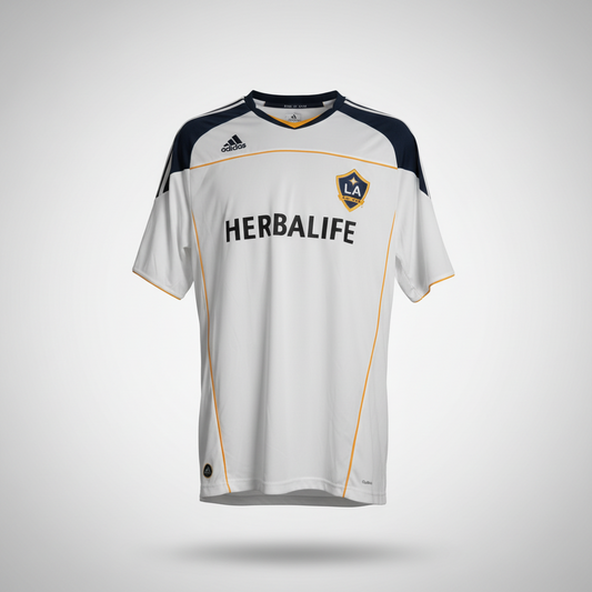 2010-2011 LA Galaxy Beckham HOME Kit Soccer Jersey Shirt adidas XL Authentic