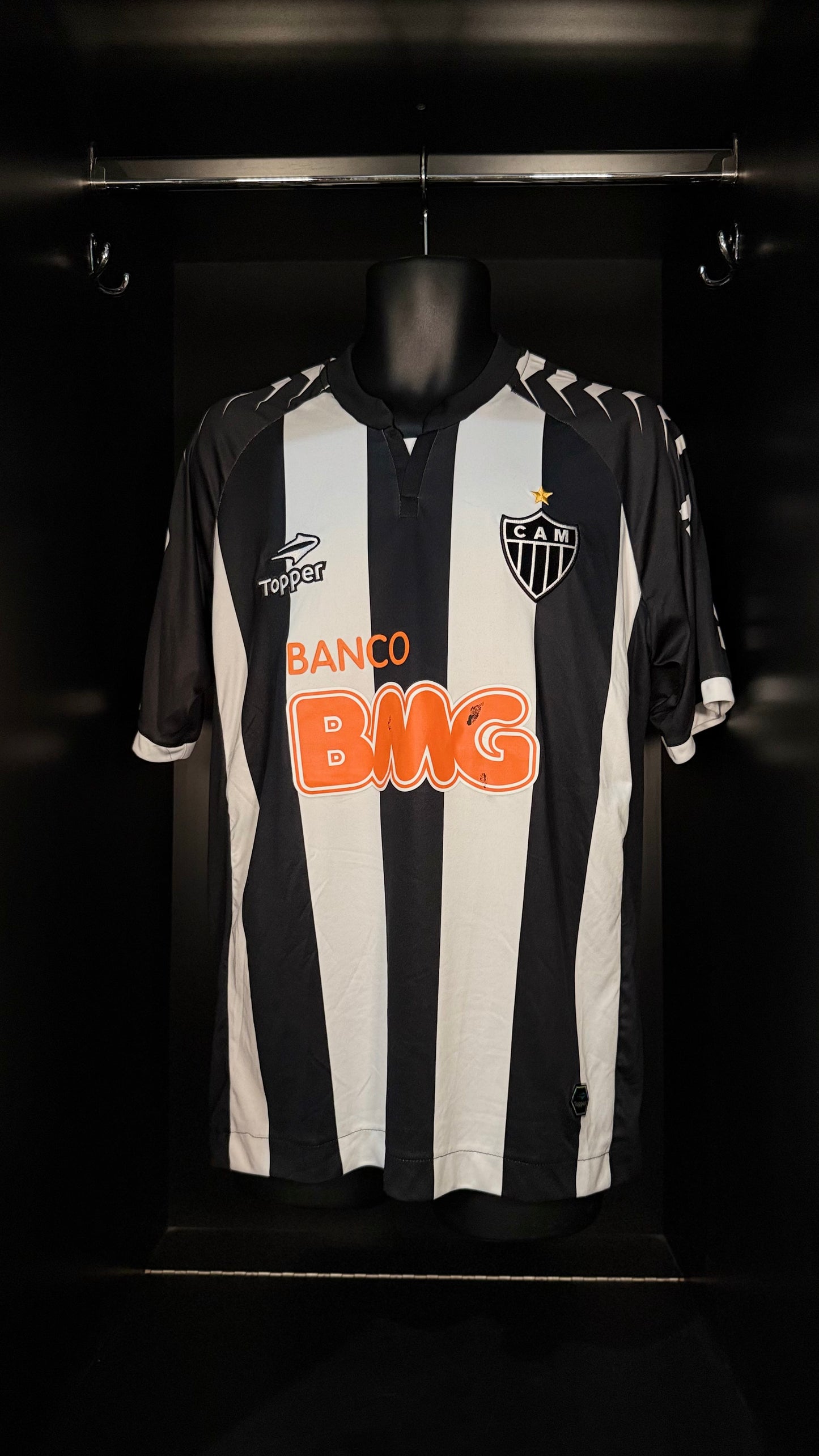 2012-2013 Atletico Mineiro Ronaldinho HOME Kit Soccer Jersey Football Shirt Topper Large Authentic