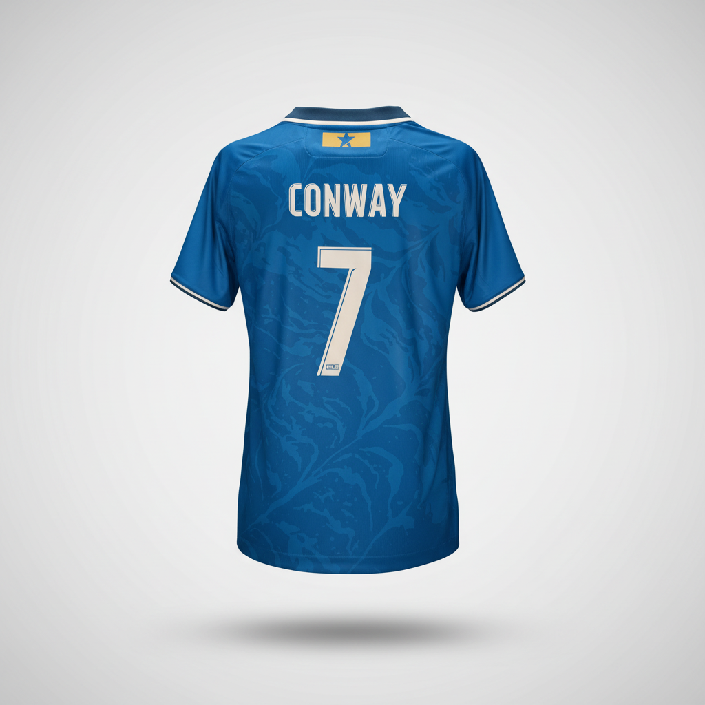 2025-2026 North Carolina Conway HOME Kit Soccer Jersey Shirt Charly Medium Authentic