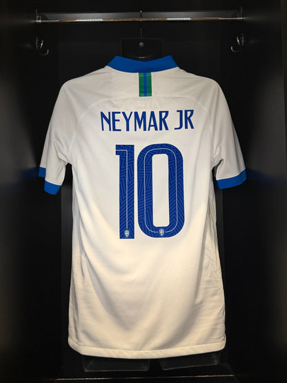 2019-2020 Brazil Neymar AWAY Kit - Soccer Jersey Football Shirt Nike Medium Authentic