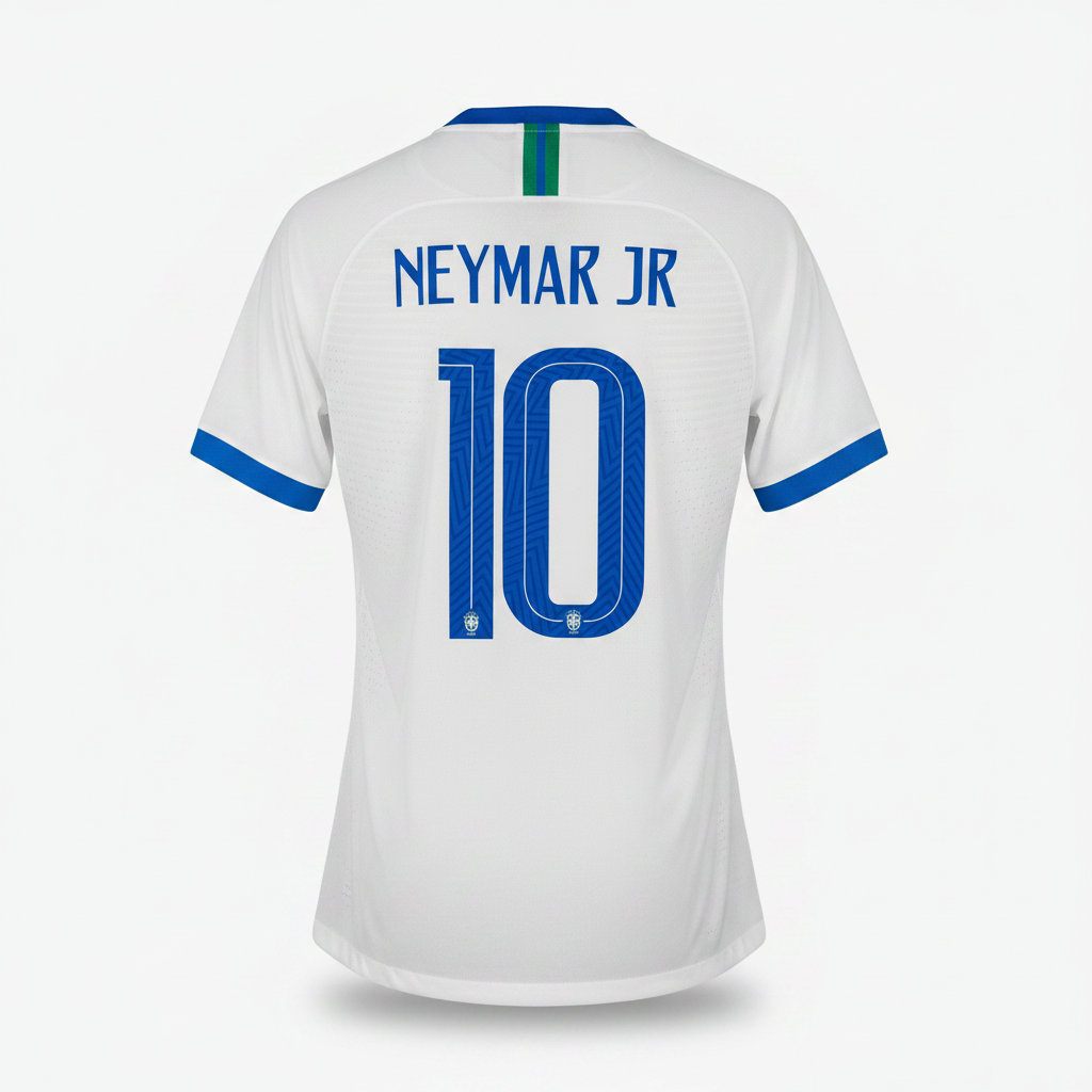 2019-2020 Brazil Neymar AWAY Kit - Soccer Jersey Football Shirt Nike Medium Authentic