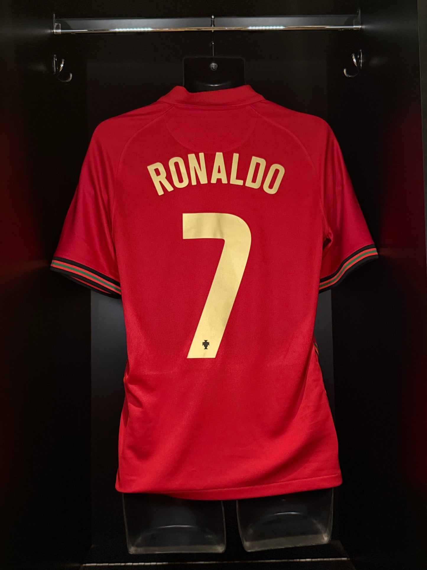 2020-2021 Portugal Ronaldo HOME Kit Soccer Jersey Football Shirt Nike Small Authentic