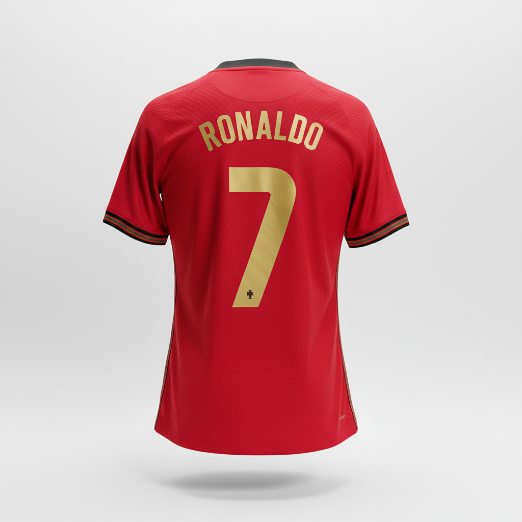 2020-2021 Portugal Ronaldo HOME Kit Soccer Jersey Football Shirt Nike Small Authentic