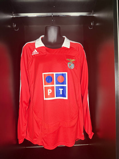 Benfica #5 - adidas - 2007/2008 - HOME Kit