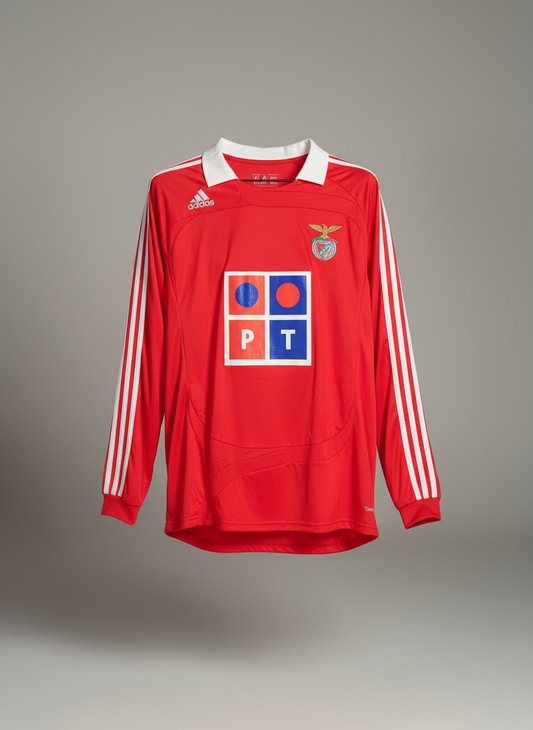 Benfica #5 - adidas - 2007/2008 - HOME Kit