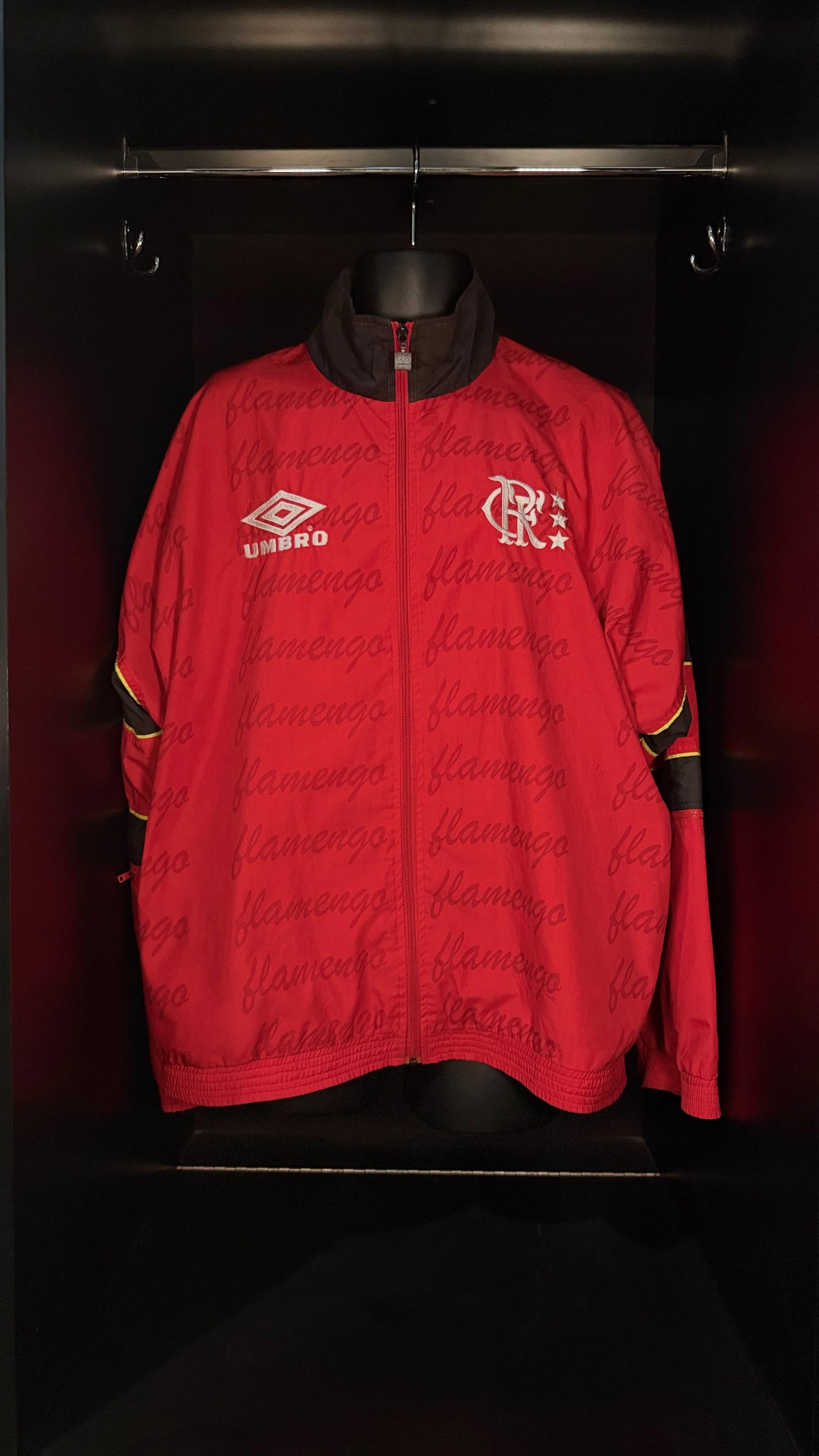 1998-1999 Flamengo JACKET Soccer Jersey Football Shirt Umbro XL Authentic