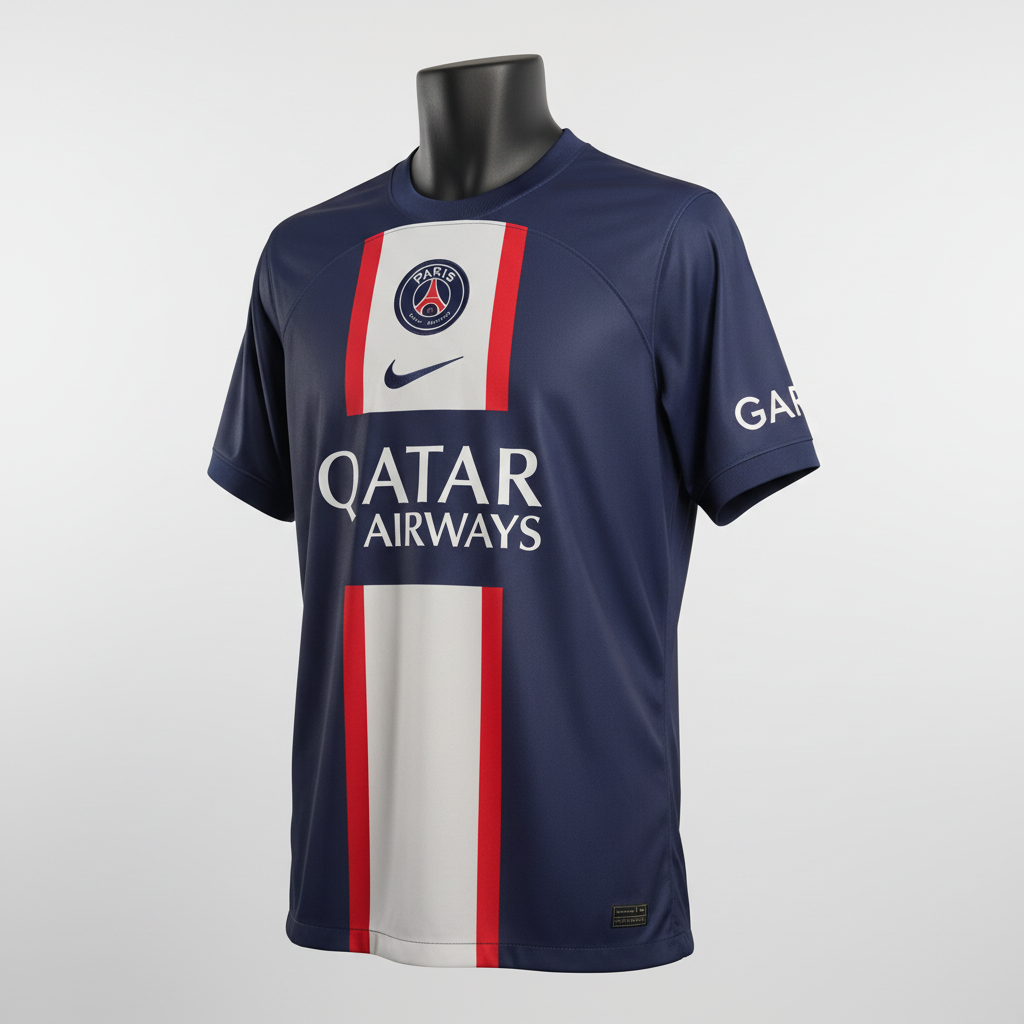 2022-2023 PSG Mbappe HOME Kit Soccer Jersey Football Shirt Nike Medium Authentic